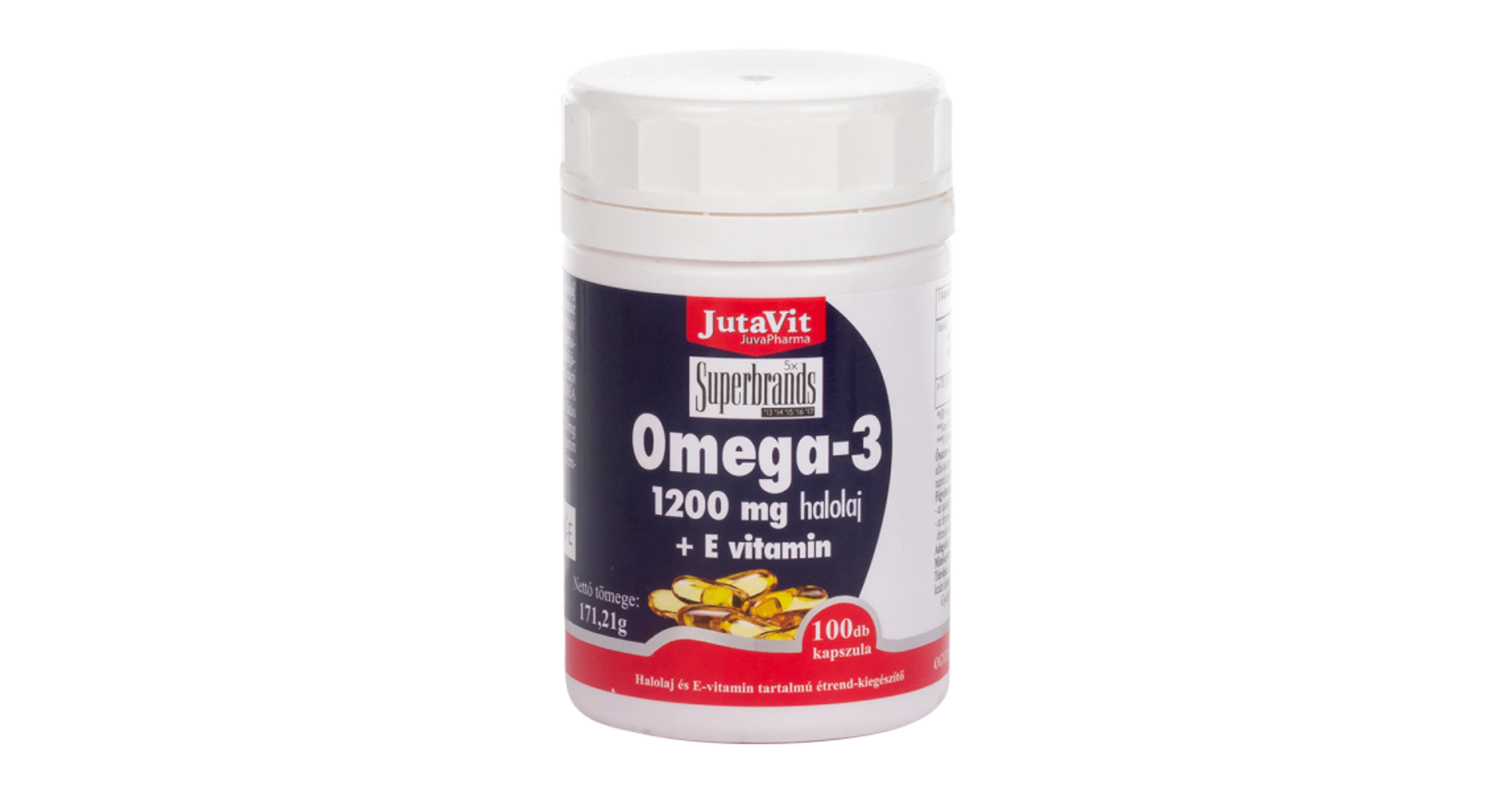 Jutavit Omega3Pro 1200mg + Evitamin kapszula 100X Vitaminok