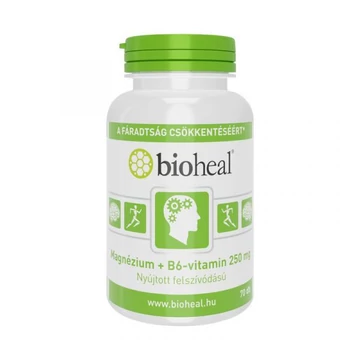 Bioheal Magnézium + B6-vitamin szerves nyújtott felszívódású 70x