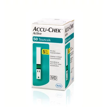 Accu-Chek Active 50x tesztcsík (AccuChek) Accu-Chek Active 50x tesztcsík (AccuChek)