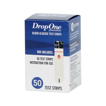 DROP ONE Tesztcsík Vércukormérőhöz (Dropone) 50x DROP ONE Tesztcsík Vércukormérőhöz (Dropone) 50x