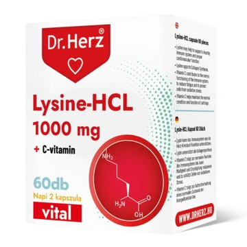 Dr. Herz Lysine-HCL + C-vitamin 60x