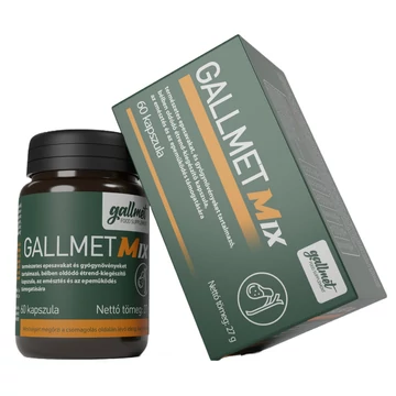 GALLMET-MIX 60 db epesav és gyógynövény kapszula