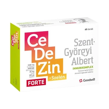 Szent-Györgyi Albert CeDeZin Forte + Szelén tabletta 60x Szent-Györgyi Albert CeDeZin Forte + Szelén tabletta 60x