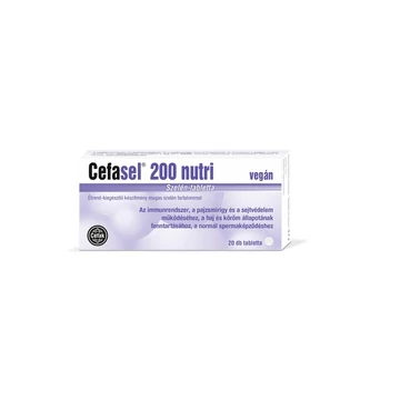 Cefasel 200 nutri Szelén tabletta 20x