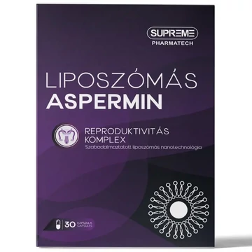 Supreme Pharmatech Liposzómás Aspermin – Reproduktivitás komplex kapszula – 30db
