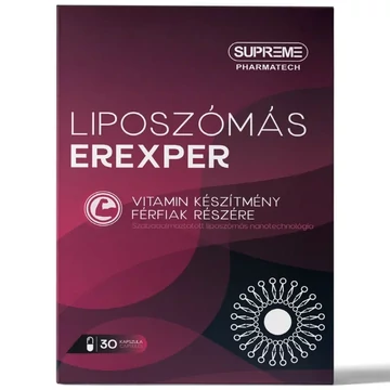 Supreme Pharmatech Liposzómás Erexper – férfierő támogató kapszula – 30db
