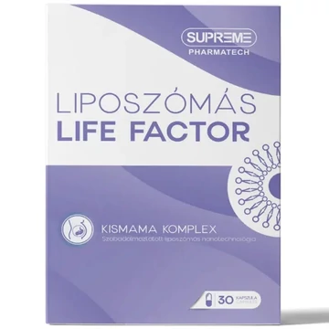 Supreme Pharmatech Liposzómás Life factor – Kismama komplex kapszula – 30db