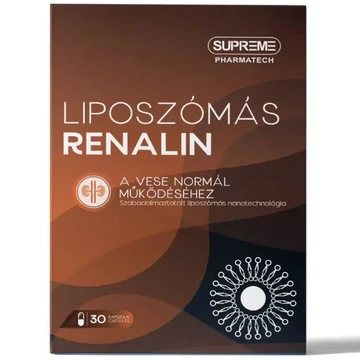 Supreme Pharmatech Liposzómás Renalin – Vese működést támogató kapszula – 30db