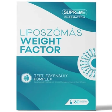 Supreme Pharmatech Liposzómás Weight Factor – fogyást támogató kapszula – 30db