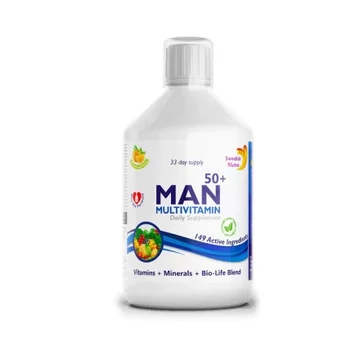 Swedish Nutra Man 50+ folyékony multivitamin 50 feletti férfiaknak 500ml Swedish Nutra Man 50+ folyékony multivitamin 50 feletti férfiaknak 500ml