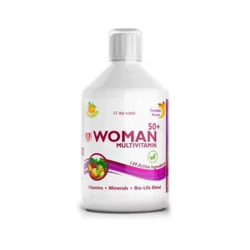 Swedish Nutra Woman 50+ folyékony multivitamin 50 feletti nőknek 500ml Swedish Nutra Woman 50+ folyékony multivitamin 50 feletti nőknek 500ml