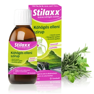 Stilaxx® köhögés elleni szirup felnőtteknek