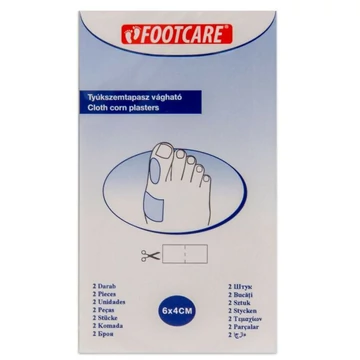 Footcare tyúkszemtapasz vágható 2db 6x4cm