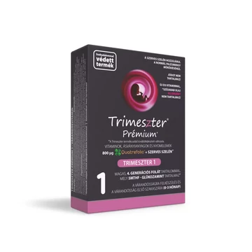 Trimeszter Prémium 1 Várandósság Első Szakaszára 0-3 hónap 60db Trimeszter Prémium 1 Várandósság Első Szakaszára 0-3 hónap 60db