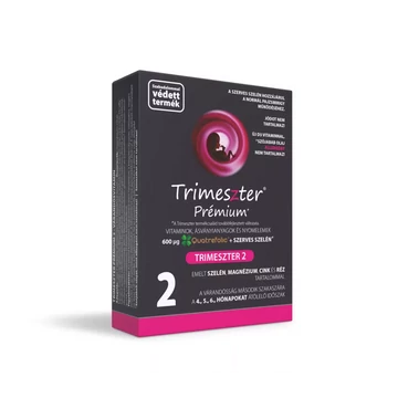 Trimeszter Prémium 2 Várandósság Második Szakaszára 4-6 hónap 60db Trimeszter Prémium 2 Várandósság Második Szakaszára 4-6 hónap 60db