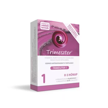 Trimeszter 1 Várandósság Első Szakaszára 0-3 hónap 60db Trimeszter 1 Várandósság Első Szakaszára 0-3 hónap 60db