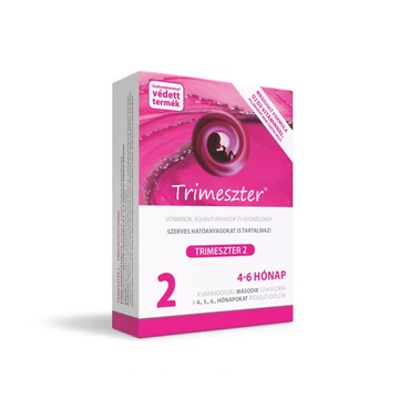 Trimeszter 2 Várandósság Második Szakaszára 4-6 hónap 60db Trimeszter 2 Várandósság Második Szakaszára 4-6 hónap 60db