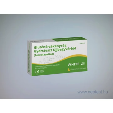 WhiteLAB Gluténérzékenység gyorsteszt ujjbegyvérből (tesztkazettás) 1 db –
