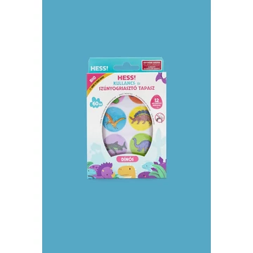 Elysium HESS! kullancs- és szúnyogriasztó dínós tapasz enyhébb aromával (0-3 éves kor között) - 60 db