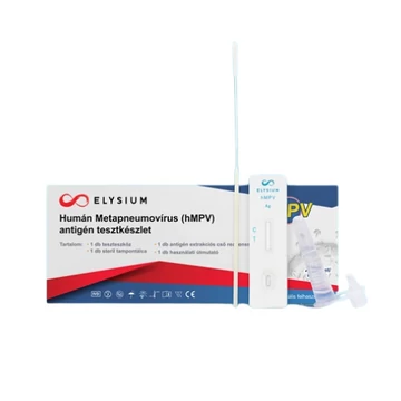 Elysium Humán Metapneumovírus (hMPV) antigén gyorsteszt - 1 db tesztkészlet (orrgarat/torok/orrlyuk)
