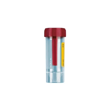 Elysium steril széklettartály kanállal, csavaros kupakkal - 30 ml