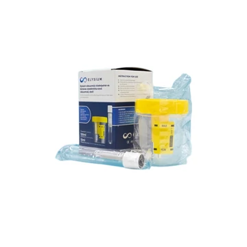 Elysium steril vákuumtűs vizeletgyűjtő pohár és bórsavas vizeletminta-vevő vákuumcső