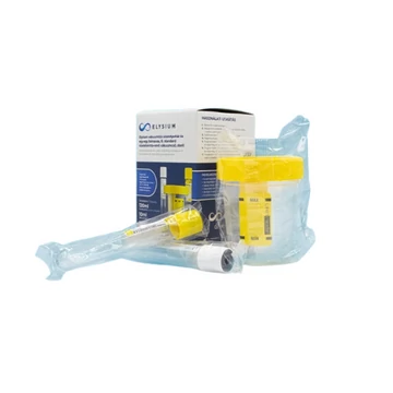 Elysium steril vákuumtűs vizeletgyűjtő pohár standard és bórsavas vizeletminta-vevő vákuumcsővel