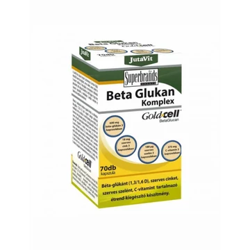 Jutavit Béta Glukan (béta-glükán) komplex kapszula 70x Jutavit Béta Glukan (béta-glükán) komplex kapszula 70x