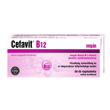 Cefavit B12 Vitamin Rágótabletta 60x