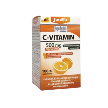 Jutavit C-vitamin 500mg rágótabletta 100x