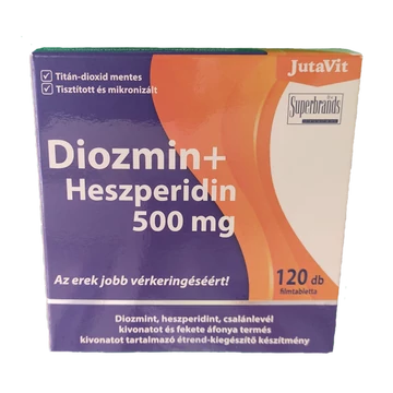 Jutavit Diozmin + Heszperidin 500mg filmtabletta 120x
