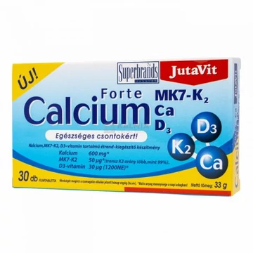 Jutavit Calcium Forte Ca / K2 / D3 30X