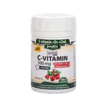 Jutavit C-vitamin 500mg+csipkebogyó 100X Jutavit C-vitamin 500mg+csipkebogyó 100X