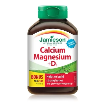 Jamieson Kálcium Magnézium + D3 120x (Calcium Magnesium D3)