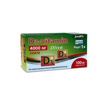 Jutavit D3-vitamin Forte 4000NE Olíva 100x Jutavit D3-vitamin Forte 4000NE Olíva 100x