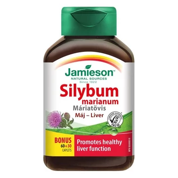 Jamieson Máriatövis Silybum marianum 60+30 tabletta