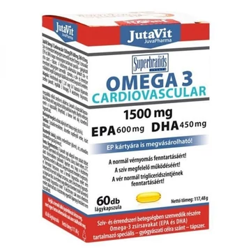 Jutavit Omega-3 Cardiovascular 1500mg 60x