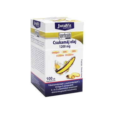 Jutavit Csukamáj olaj lágykapszula 100x Jutavit Csukamáj olaj lágykapszula 100x
