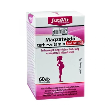 Jutavit Magzatvédő terhesvitamin JÓD NÉLKÜL 60x Jutavit Magzatvédő terhesvitamin JÓD NÉLKÜL 60x