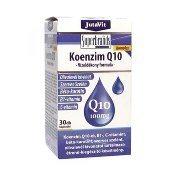 Jutavit Koenzim Q10 100mg vízoldékony formula 30x Jutavit Koenzim Q10 100mg vízoldékony formula 30x