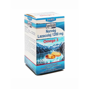 Jutavit Norvég Lazacolaj Omega 3, 1200mg 100x Jutavit Norvég Lazacolaj Omega 3, 1200mg 100x