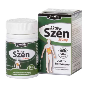 Jutavit Aktív szén tabletta 250mg 50x