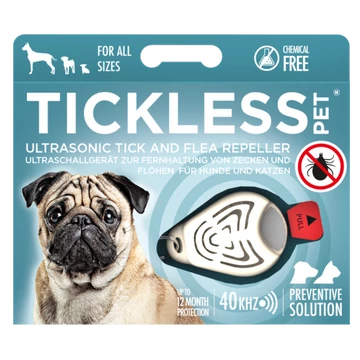 TICKLESS PET BÉZS ULTRAHANGOS KULLANCS- ÉS BOLHARIASZTÓ