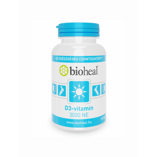Bioheal D3-vitamin 3000 NE 70x