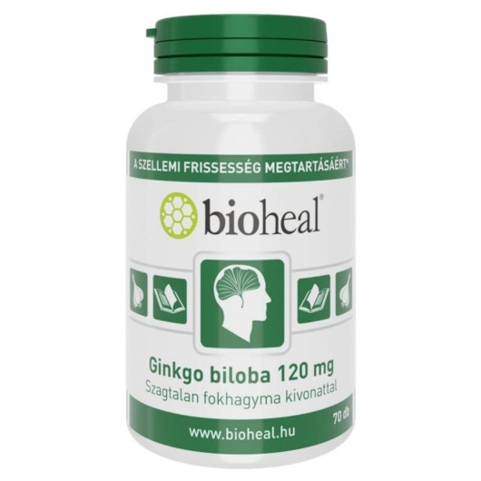 Bioheal Ginkgo Biloba 120mg + fokhagyma kivonattal 70x