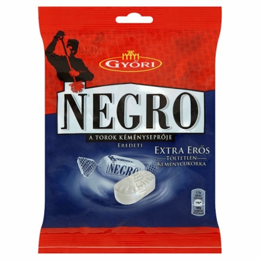 Negro töltetlen keménycukorka extra erős