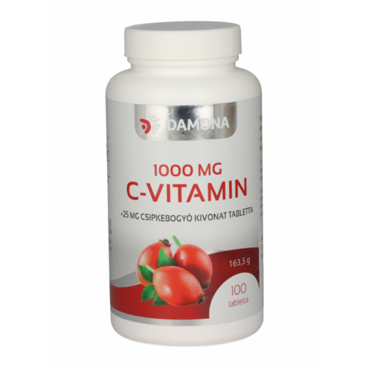 Damona C-vitamin 1000 mg + csipkebogyó 100x