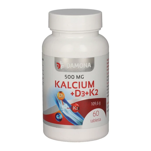 Damona Kalcium + D3 +K2 tabletta 60x Damona Kalcium + D3 +K2 tabletta 60x