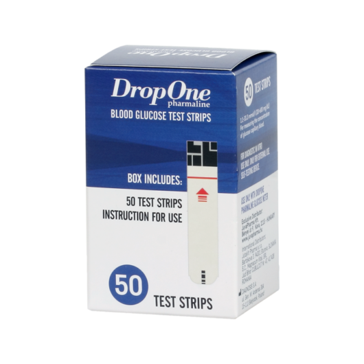 DROP ONE Tesztcsík Vércukormérőhöz (Dropone) 50x