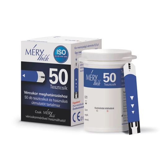 MÉRYkék Tesztcsík (Méry kék) 50db